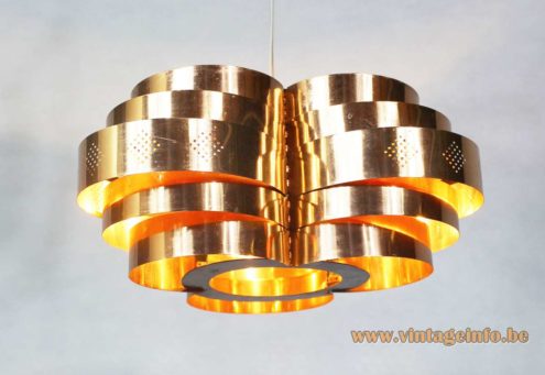 Werner Schou Copper Pendant Lamp 1