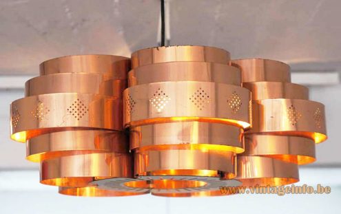 Werner Schou Copper Pendant Lamp 3