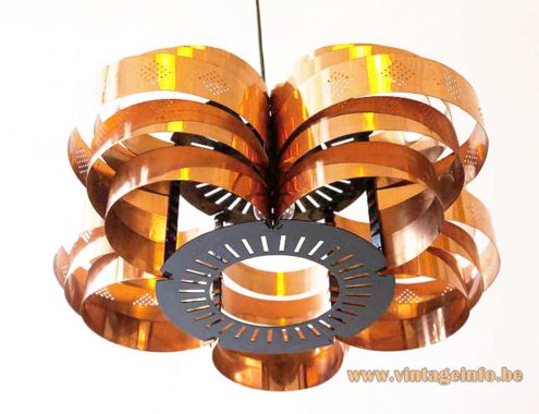Werner Schou Copper Pendant Lamp 6