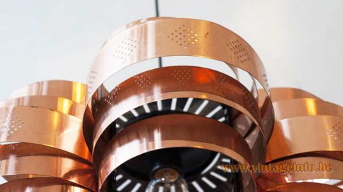 Werner Schou Copper Pendant Lamp 7