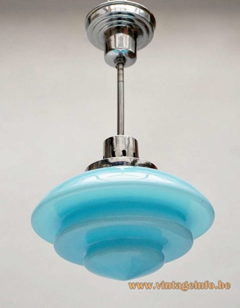 1930s Art Deco Pendant Lamp 3