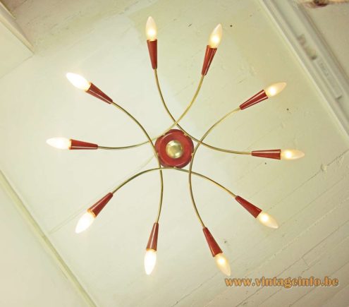 1950s Spider Chandelier 7