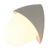 Bo-Niko white Bakelite wall lamp opal glass oval globe lampshade Niko Belgium E27 socket 1960s 1970s