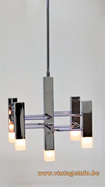 Boulanger Square Tubes Chandelier 4