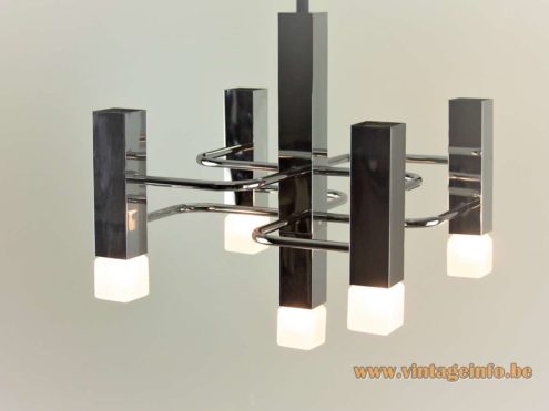 Boulanger Square Tubes Chandelier 6