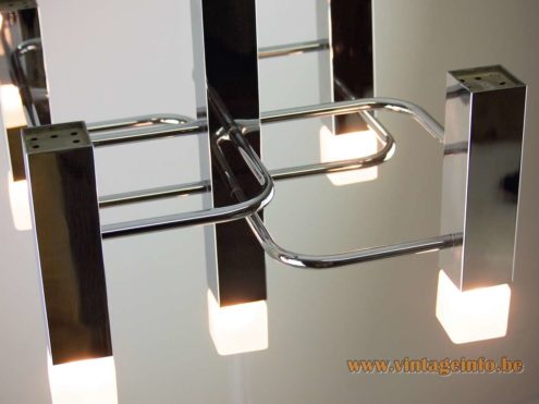 Boulanger Square Tubes Chandelier 8