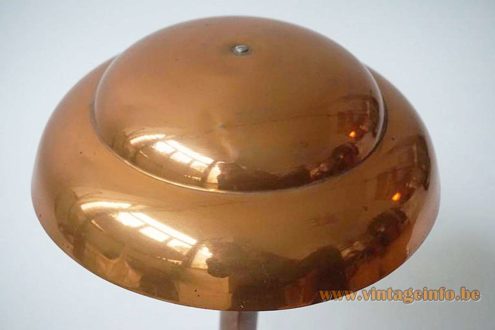 Copper Art Deco Table Lamp 6