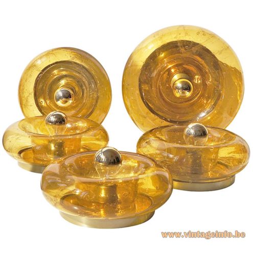 Doria Amber Wall Lamps 2
