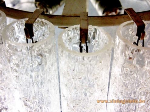 Doria Crystal Glass Tubes Chandelier 3