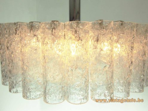 Doria Crystal Glass Tubes Chandelier 4 1