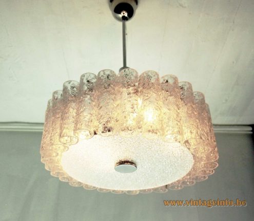 Doria Crystal Glass Tubes Chandelier 5 1