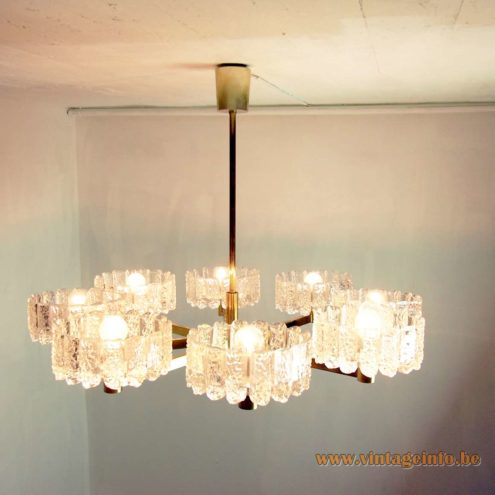 Doria Ice Glass Chandelier 4