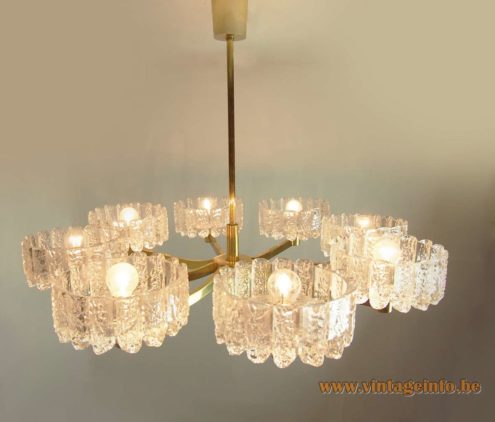 Doria Ice Glass Chandelier 5