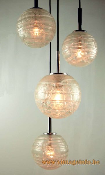 Doria Snowball Cascading Chandelier 4