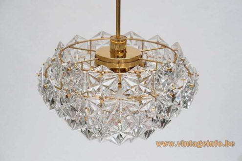 Kinkeldey Faceted Crystal Glass Chandelier 2