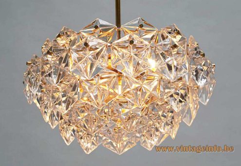 Kinkeldey Faceted Crystal Glass Chandelier 5