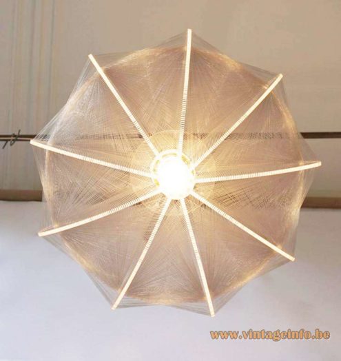 Paul Secon Nylon Thread Pendant Lamp 5