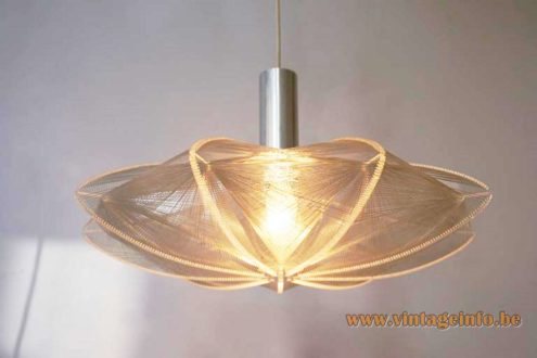 Paul Secon Nylon Thread Pendant Lamp 6