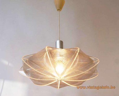 Paul Secon Nylon Thread Pendant Lamp 7