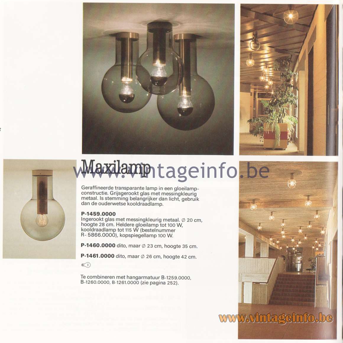 Raak Catalogue 12, 1982 - Maxilamp