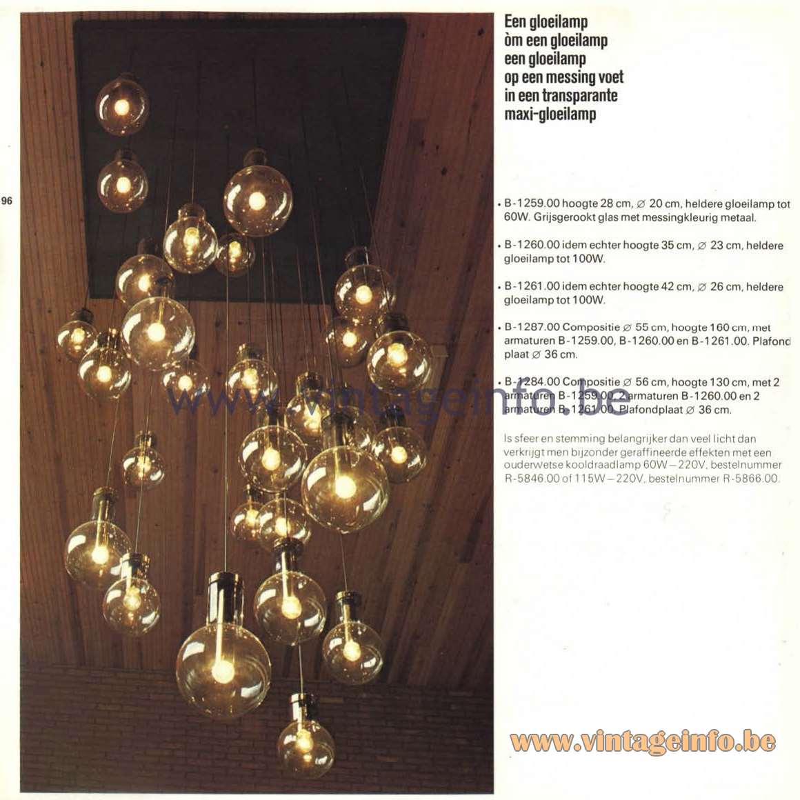 Raak Catalogue 9, 1972 - Maxi-Lamp