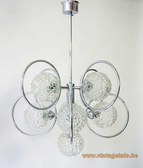 Sputnik Globes Chandelier 3