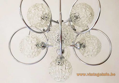 Sputnik Globes Chandelier 6