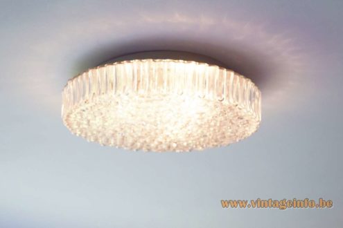 Staff Bubble Glass Flush Mount 2