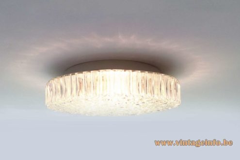 Staff Bubble Glass Flush Mount 5