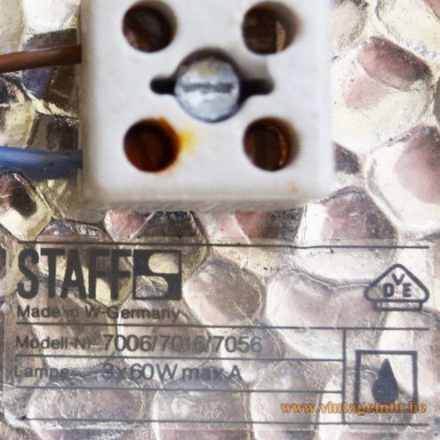 Staff Bubble Glass Flush Mount 9