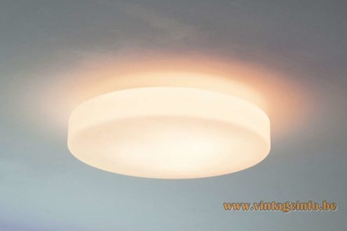 Staff Opaque Glass Flush Mount 3