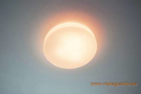 Staff Opaque Glass Flush Mount 4