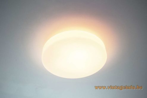 Staff Opaque Glass Flush Mount 6