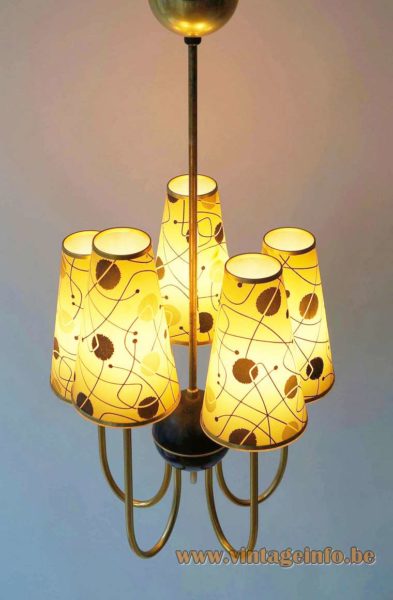 1950s ERCO Conical Cylinders Chandelier 5