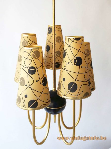 1950s ERCO Conical Cylinders Chandelier 6