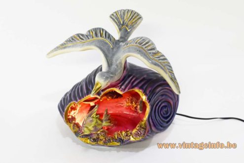 1950s Vallauris Seagull Table Lamp 3