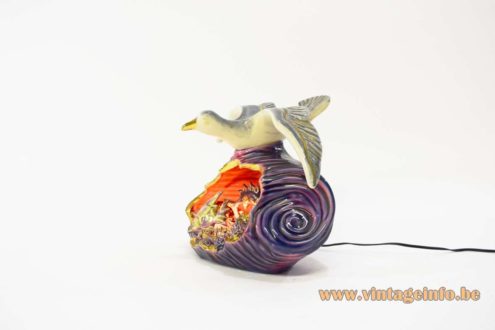 1950s Vallauris Seagull Table Lamp 5