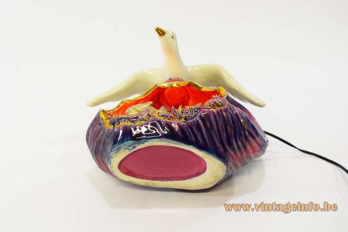 1950s Vallauris Seagull Table Lamp 7