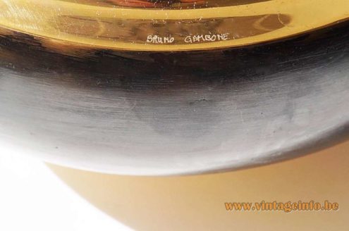 Bruno Gambone Brass Table Lamp 2