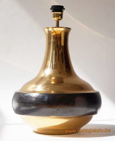 Bruno Gambone Brass Table Lamp 5