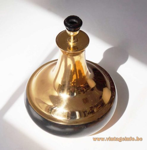Bruno Gambone Brass Table Lamp 6