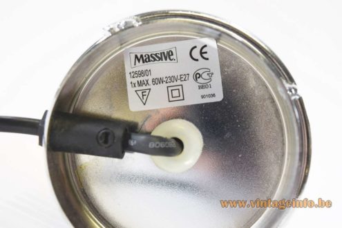 Chrome Spiral Spring Table Lamp 5