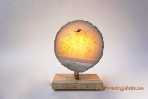 Pierre Faveere Agate Table Lamp 3