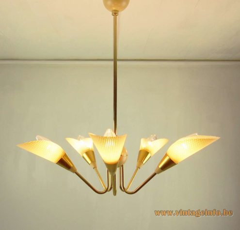 1950s ERCO Chandelier 1