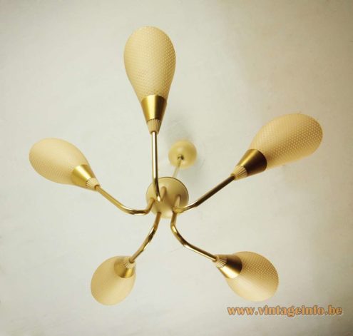 1950s ERCO Chandelier 4