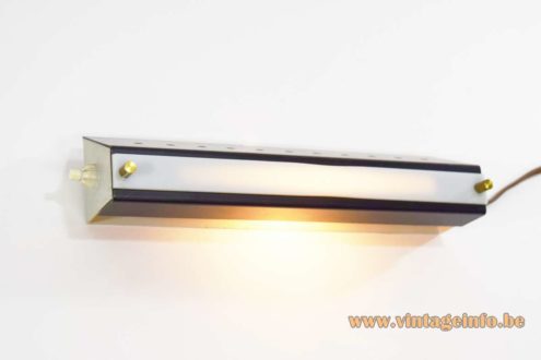 1950s Rectangular Wall Lamp 1