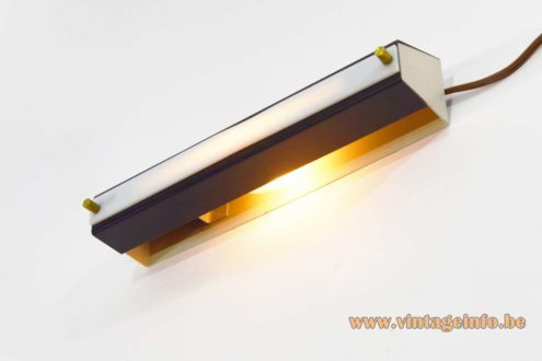 1950s Rectangular Wall Lamp 2