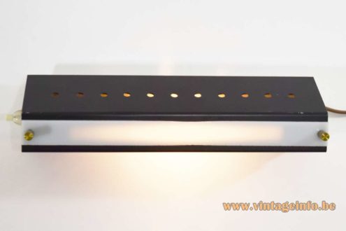 1950s Rectangular Wall Lamp 3