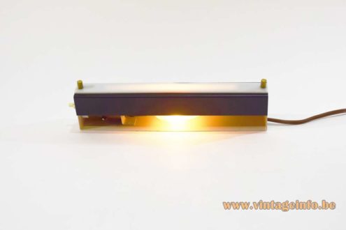 1950s Rectangular Wall Lamp 4