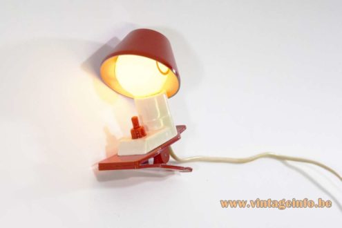 1960s Vimar Plastic Clamp Lamp 3